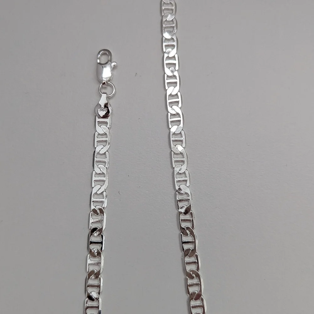 .925 Sterling Silver Necklace and Bracelet Set